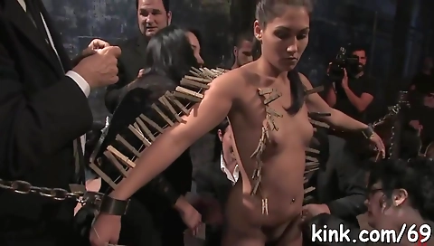 Teeny fucked by a huge cock