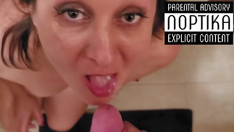 Married girl shows off her big cock