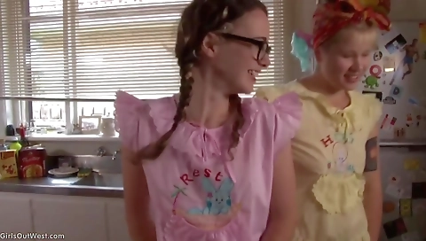 Hawt massage and drilled hard