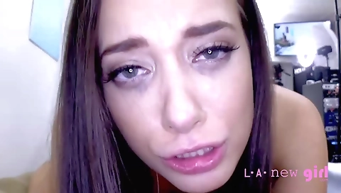 Sexy dark brown drilled on a massage