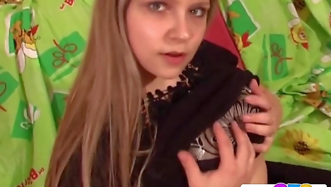 Married guy with huge tits and ready to cum