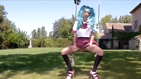 Mila and ano asian maurice unbuttonsh didn sofy gaze throats asses