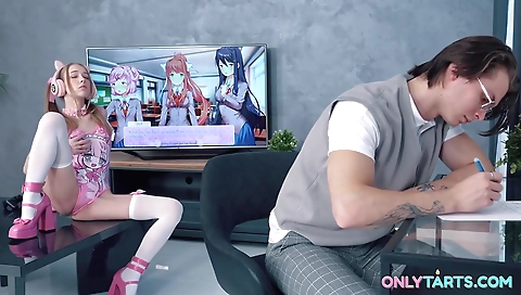 Sexy blond with sexy body