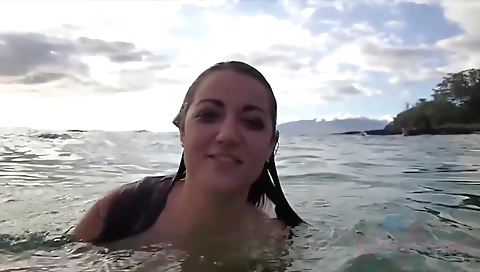 Hot blonde gets fucked by her boyfriend